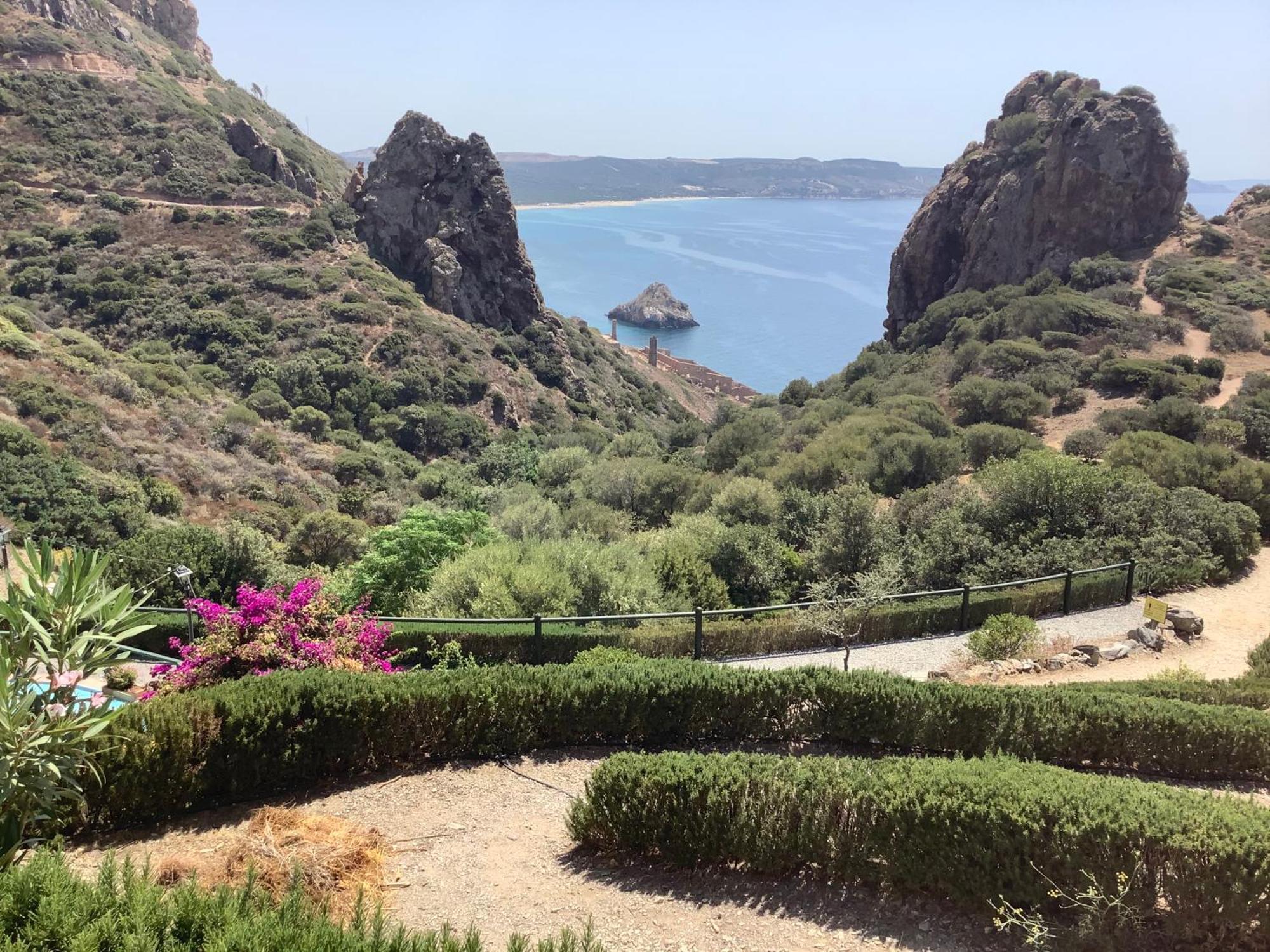 Villa Tramonti Sul Mare Nebida Bagian luar foto