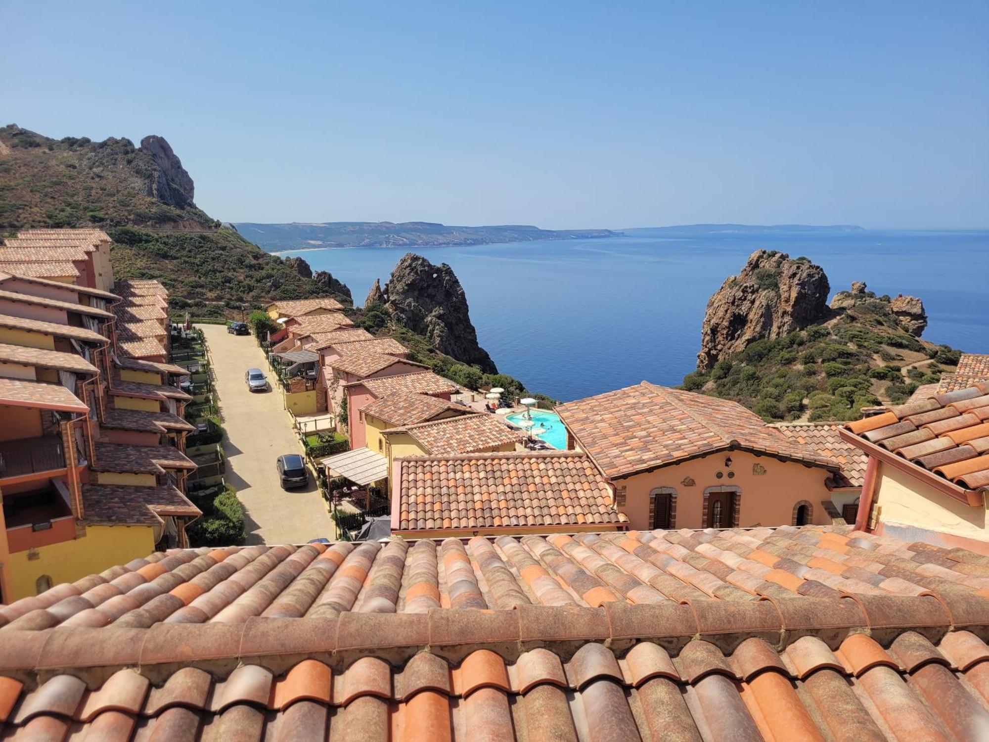 Villa Tramonti Sul Mare Nebida Bagian luar foto