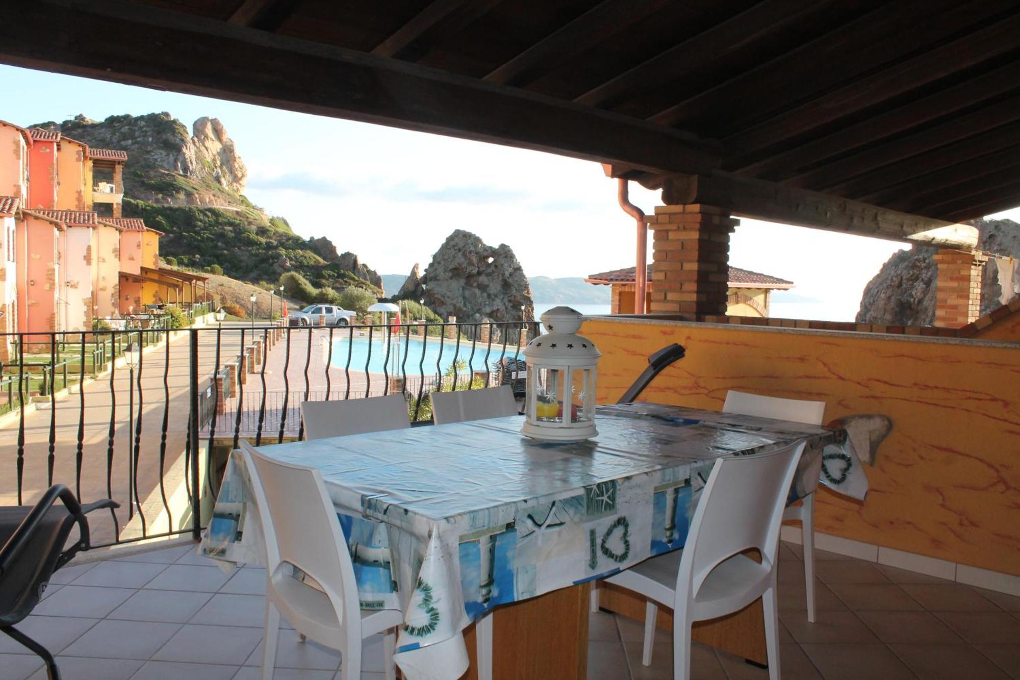 Villa Tramonti Sul Mare Nebida Bagian luar foto