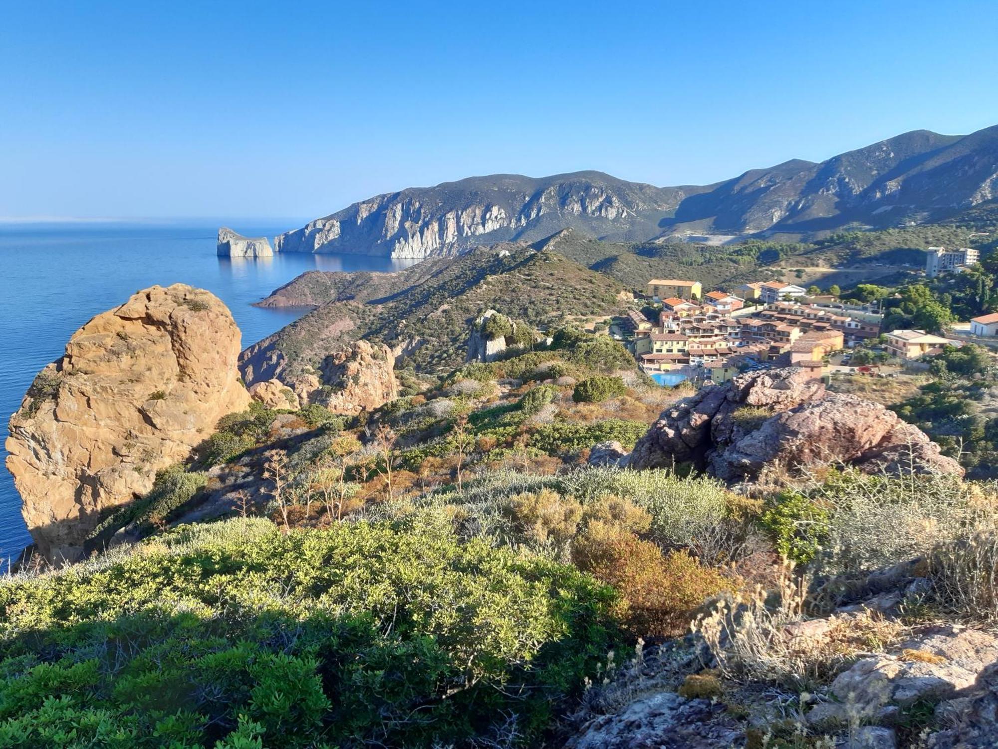 Villa Tramonti Sul Mare Nebida Bagian luar foto